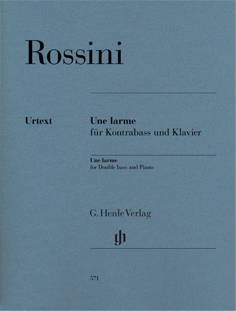 Une Larme for Double bass and Piano